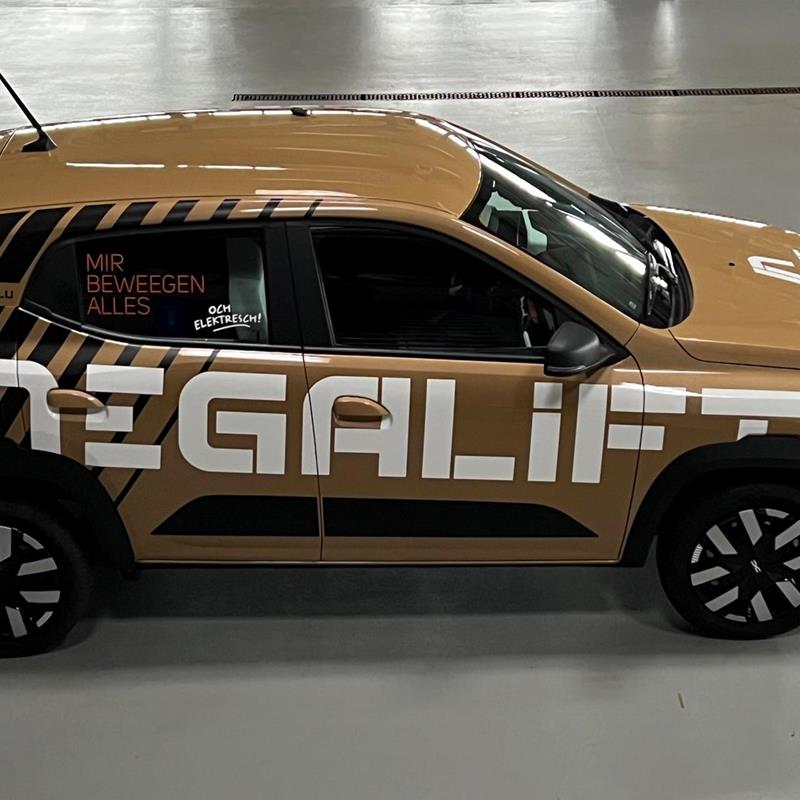 Vollelektrisches Firmenfahrzeug